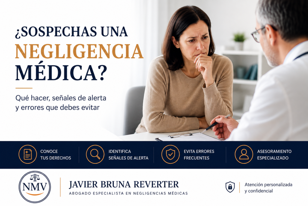 Qué hacer si sospechas una negligencia médica - Javier Bruna Reverter