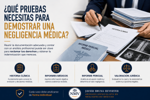 Qué pruebas necesitas para demostrar una negligencia médica