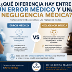 ¿Qué diferencia hay entre un error médico y una negligencia médica?